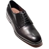PERSHORE Leather Plain Toe Oxford Welted Black Dress Gancini (Salvatore