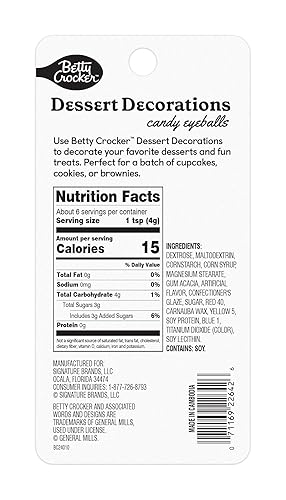 Miniatura 2 de Betty Crocker Candy Shop, Ojales, 0.88 oz