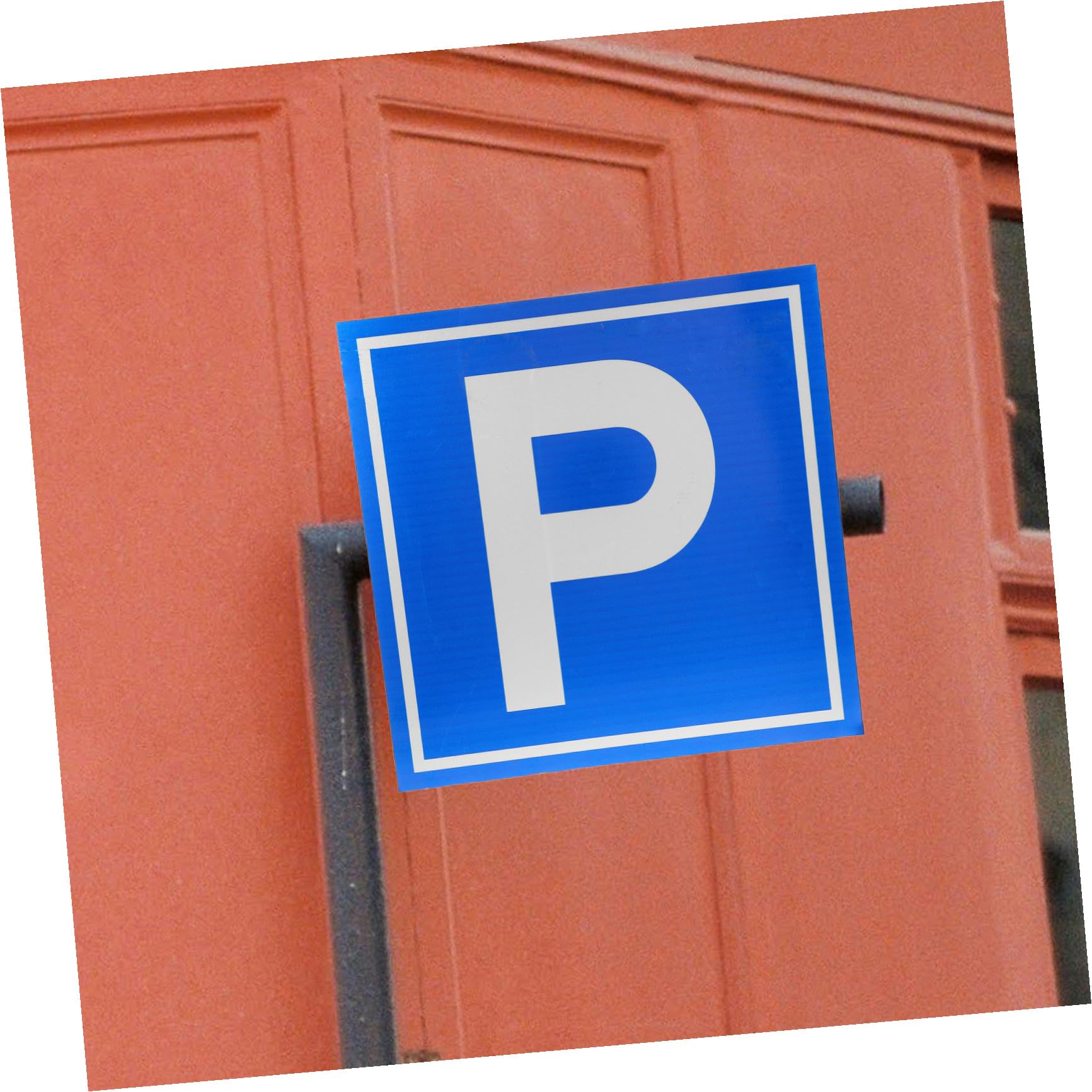 Cartello di Sicurezza Parcheggio P Simbolo in Lega di Alluminio Blu | Segnale Visibile, Resistenza All’usura, Installazione Rapida, Adatto a Vari Luoghi Segnaletica Chiara