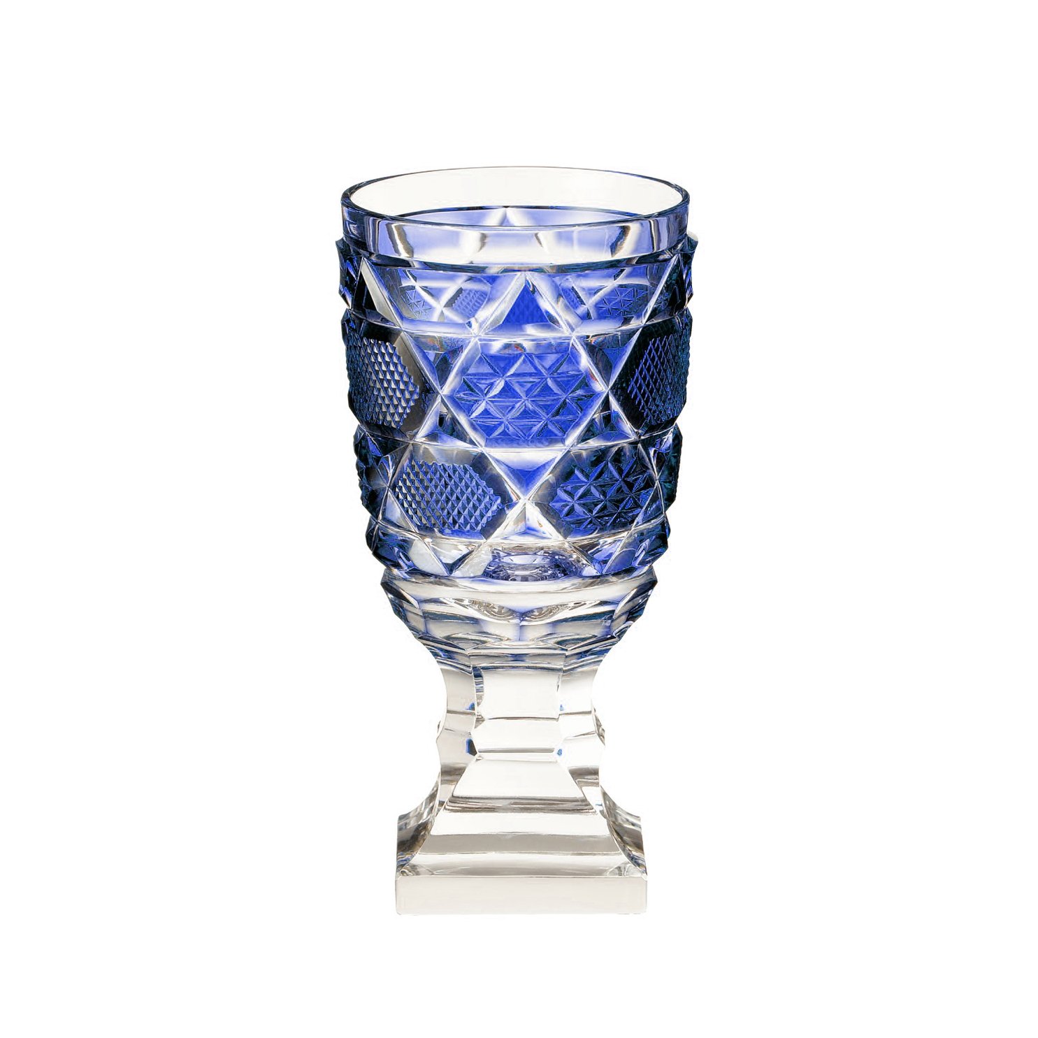 Amazon.co.jp: 山下工芸 薩摩切子 伝匠脚付杯 中 瑠璃 φ6×13cm Amazon.co.jp: 山下工芸 薩摩切子 伝匠脚付杯 中 瑠璃 φ6×13cm