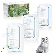 Air Ionizers for Home (3 Pack), Plug in Negative Ion Air Purifier, Quiet Air Freshener for Odors, Smoke and Dust, Portable Air Purifiers for Home, Office, Bedroom,Bathroom, Mini Air Cleaner