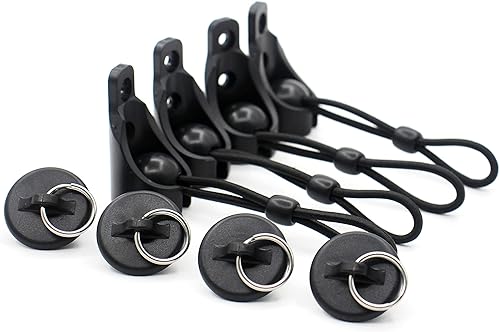 Miniatura 5 de Kit de bungee universal para parasoles opacos y enrollables (negro, Bugee y OR. tapa de extremo, paquete de 2)