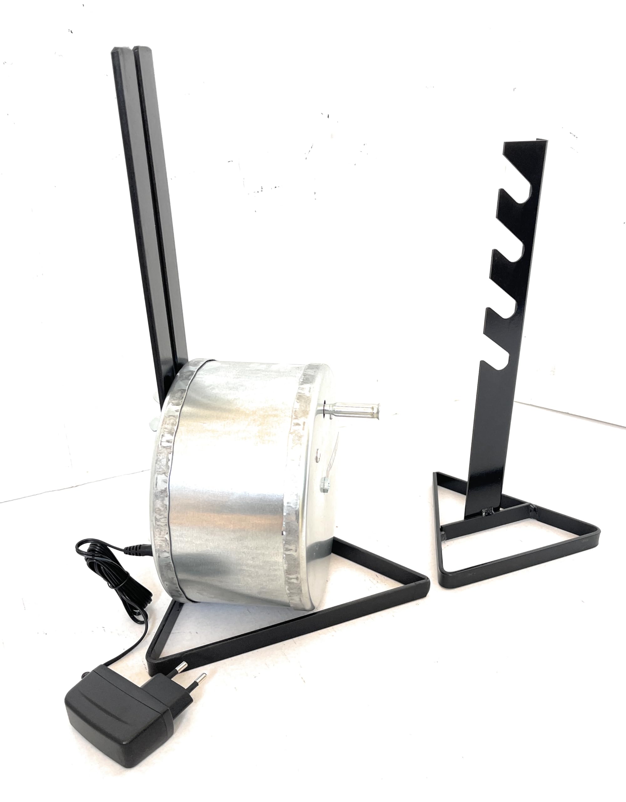 ALLEGRI Girarrosto Elettrico Plus con Spiedo e Fermacarne, Portata Max 10kg
