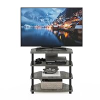 Furinno Turn-N-Tube Mobile TV a 4 ripiani, facile da montare