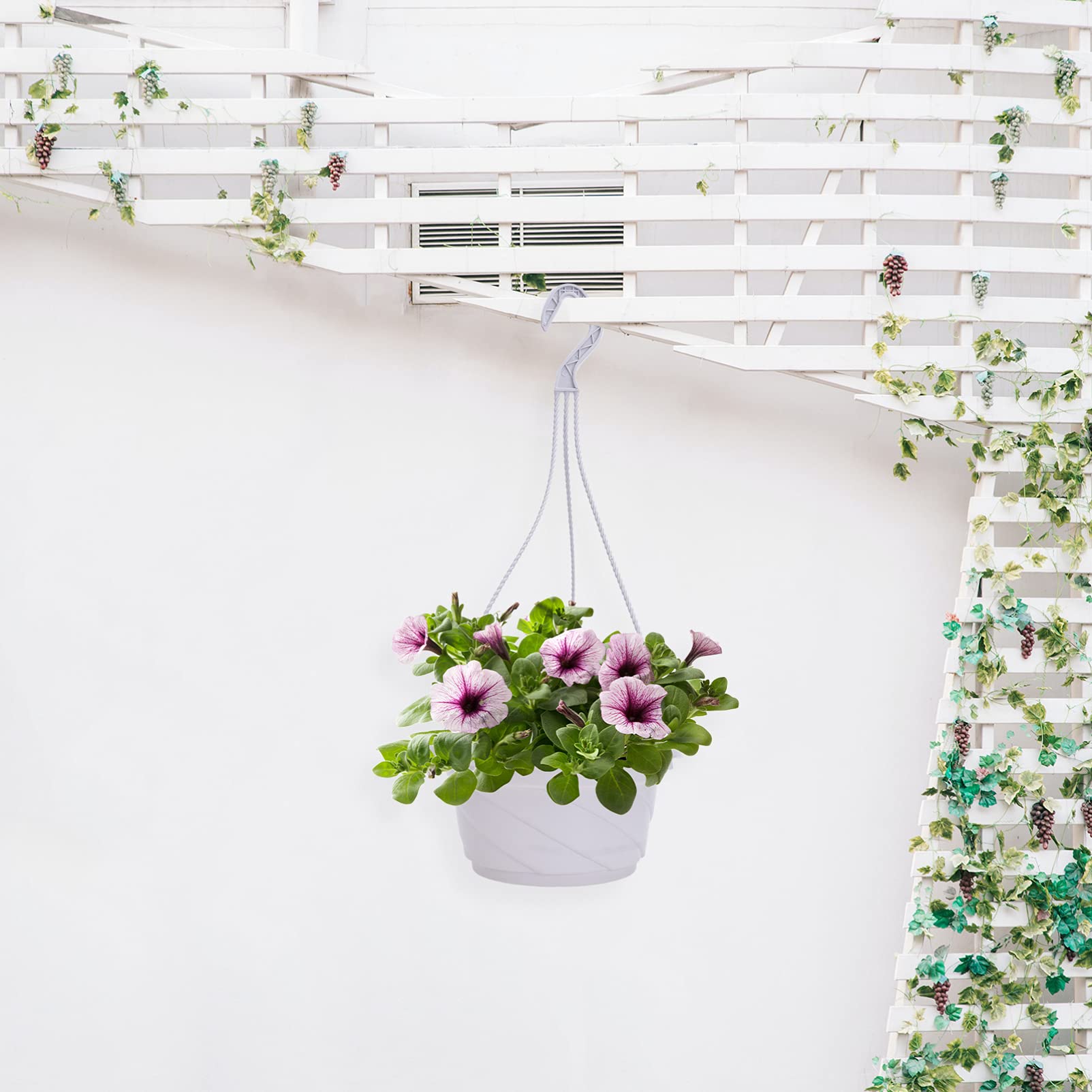 YARNOW 10 Stück Hängepflanzgefäße – Atmungsaktive Orchideenkörbe Mit Netzloch-Design Für Zimmerpflanzen & Garten