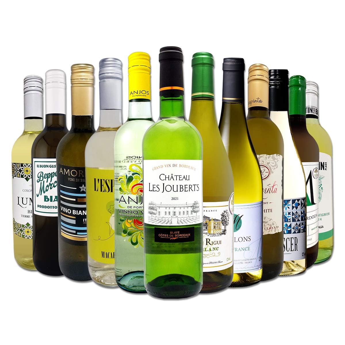 欧州 赤白 ワイン 12本セット 果実酒 フランス イタリア スペイン産 白