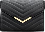 KKXIU Women Formal Vegan Leather Evening Envelope Clutch Purses and Handbags for Party Wedding Prom Bridal