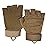 Seibertron S.O.L.A.G Youth Women Men Unisex XXS to XXL Fingerless/Half Finger Sports Outdoor Tactical Gloves Coyote XXS