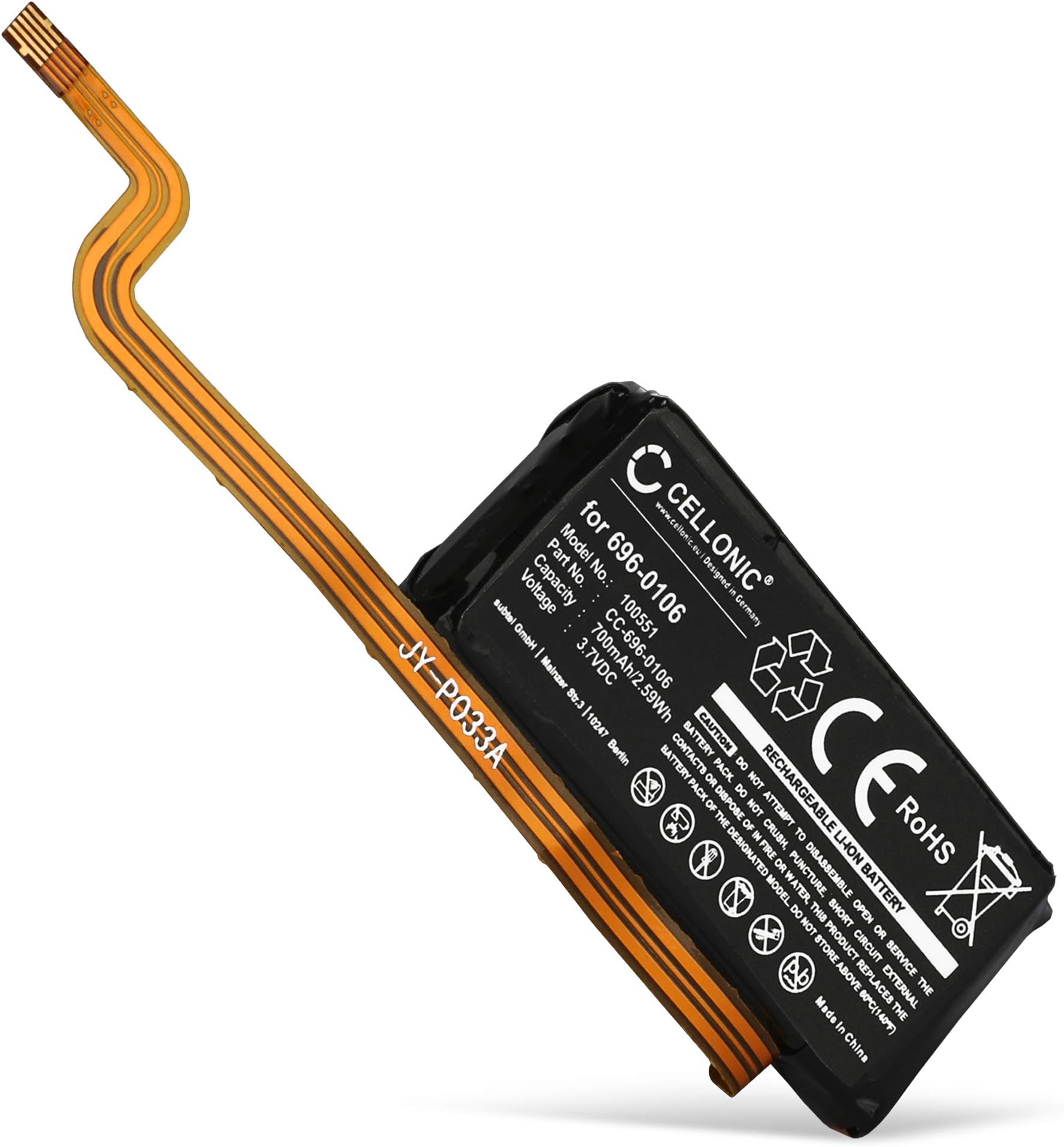 Subtel® Replacement Battery for Apple iPod Gen 5 Video A1136 60 GB/iPod 5.5 Video A1136 80GB/iPod 6 Gen Classic A1238 160GB – 700 mAh – Replacement Battery B5LAA B6DAH 696-0106