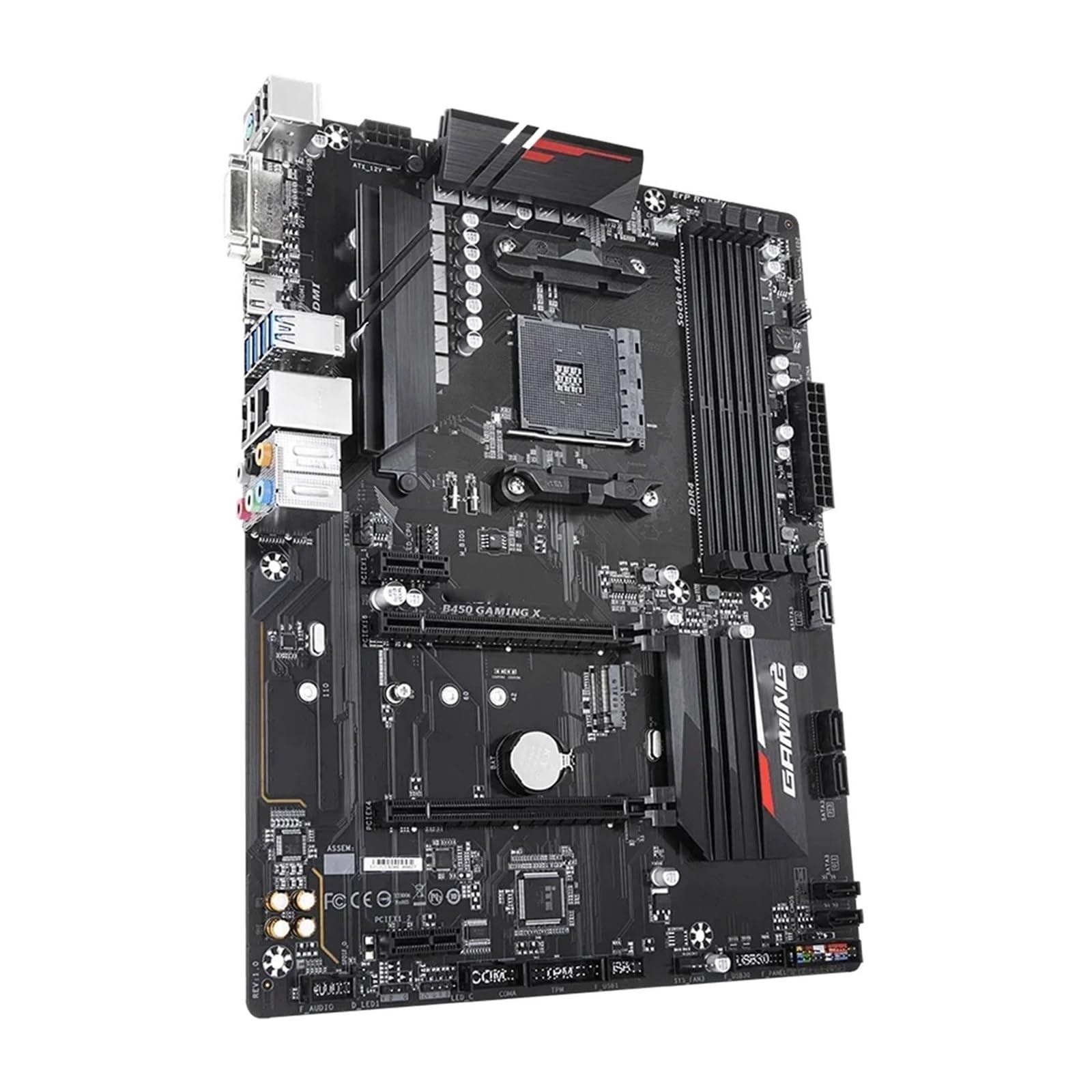 Carte Mere Carte mère Fit for Gigabyte B450 Gaming X 64 Go DVI HDMI AM4 DDR4 ATX