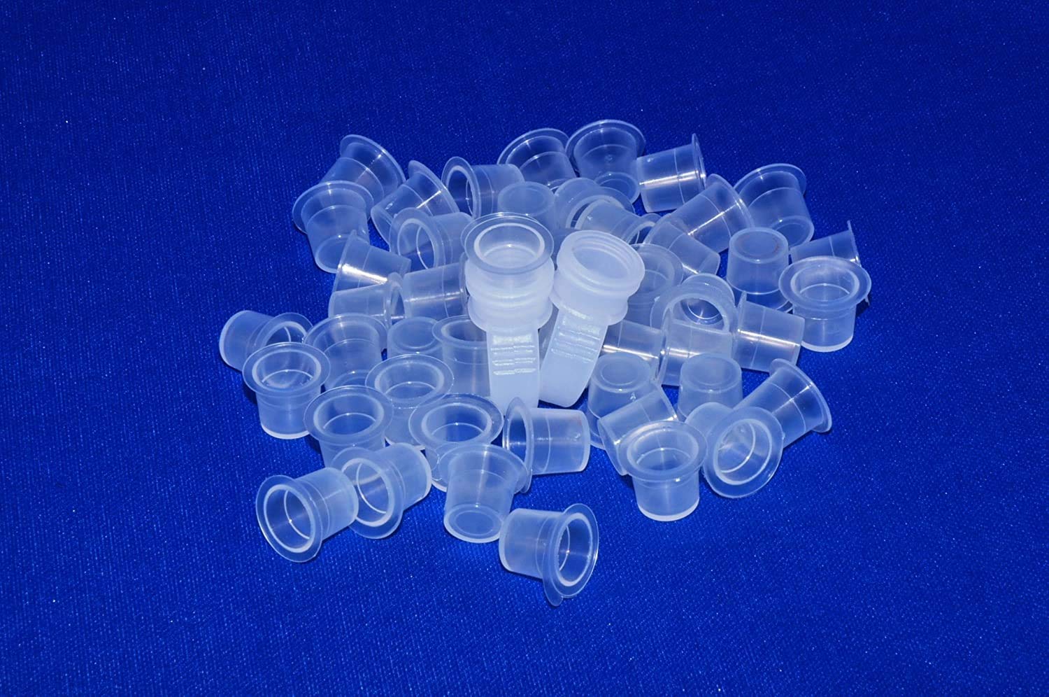 Qty 12 Alluring Disposable Glue Rings & Cups, Adhesive Pigment Holders Eyelash Extensions