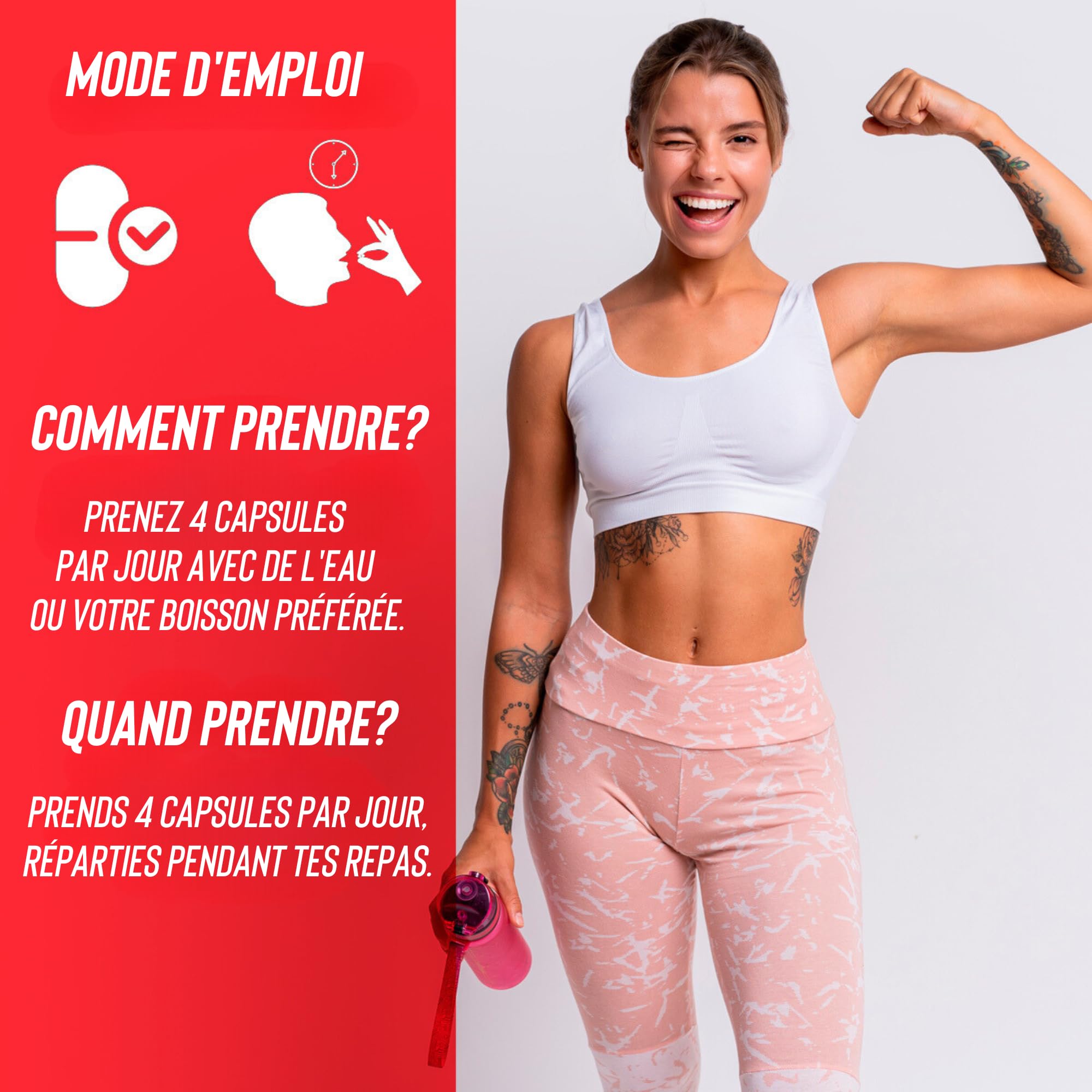 ANABOLIC POWER | Anabolisant Naturel | Aide à Augmenter votre Masse Musculaire | Stimule votre Testostérone | Avec L-Arginine, Tribulus Terrestris et Maca | 90 Capsules