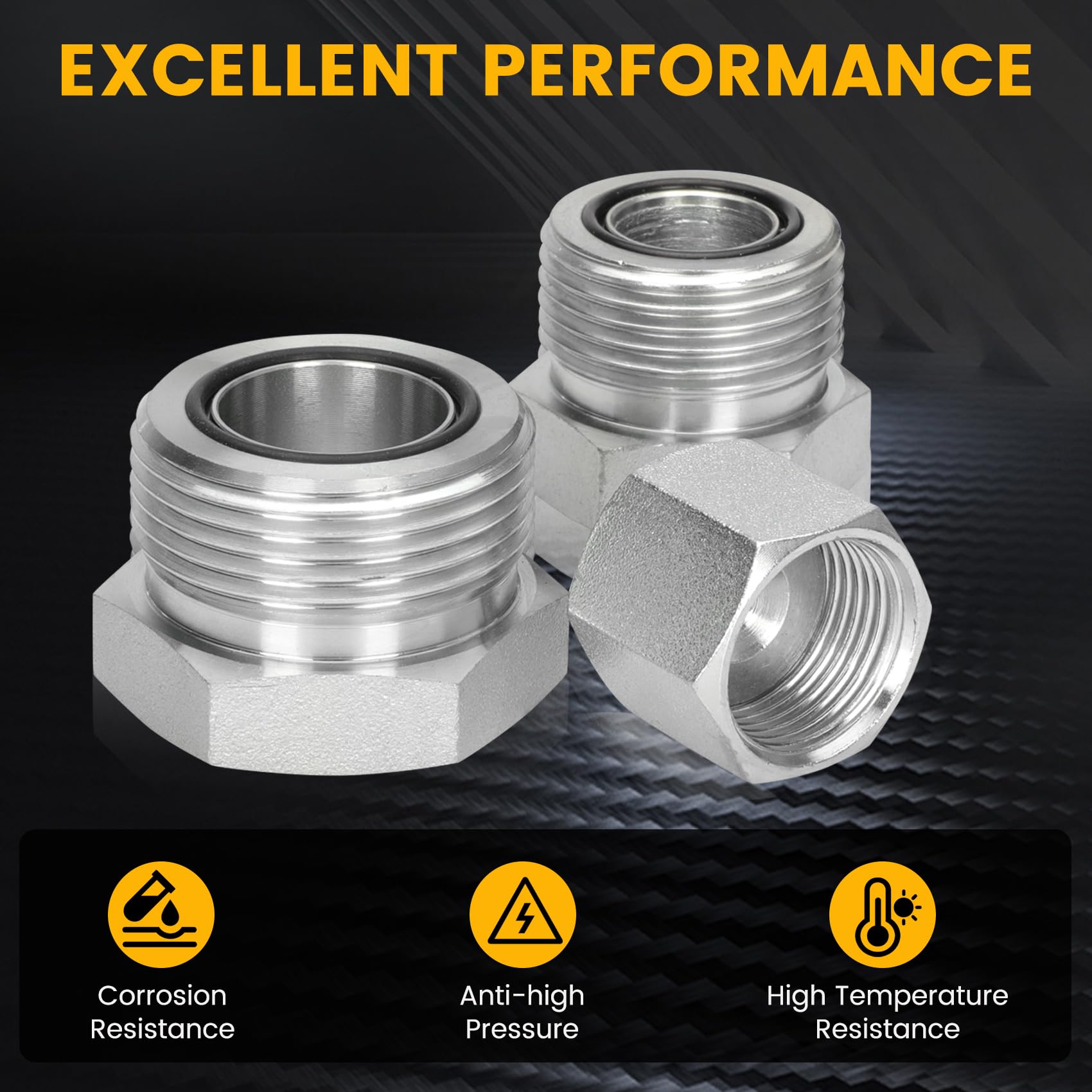 Juego De Accesorios De Tubería Y Manguera JIC Y ORFS Tapón Y Tapa