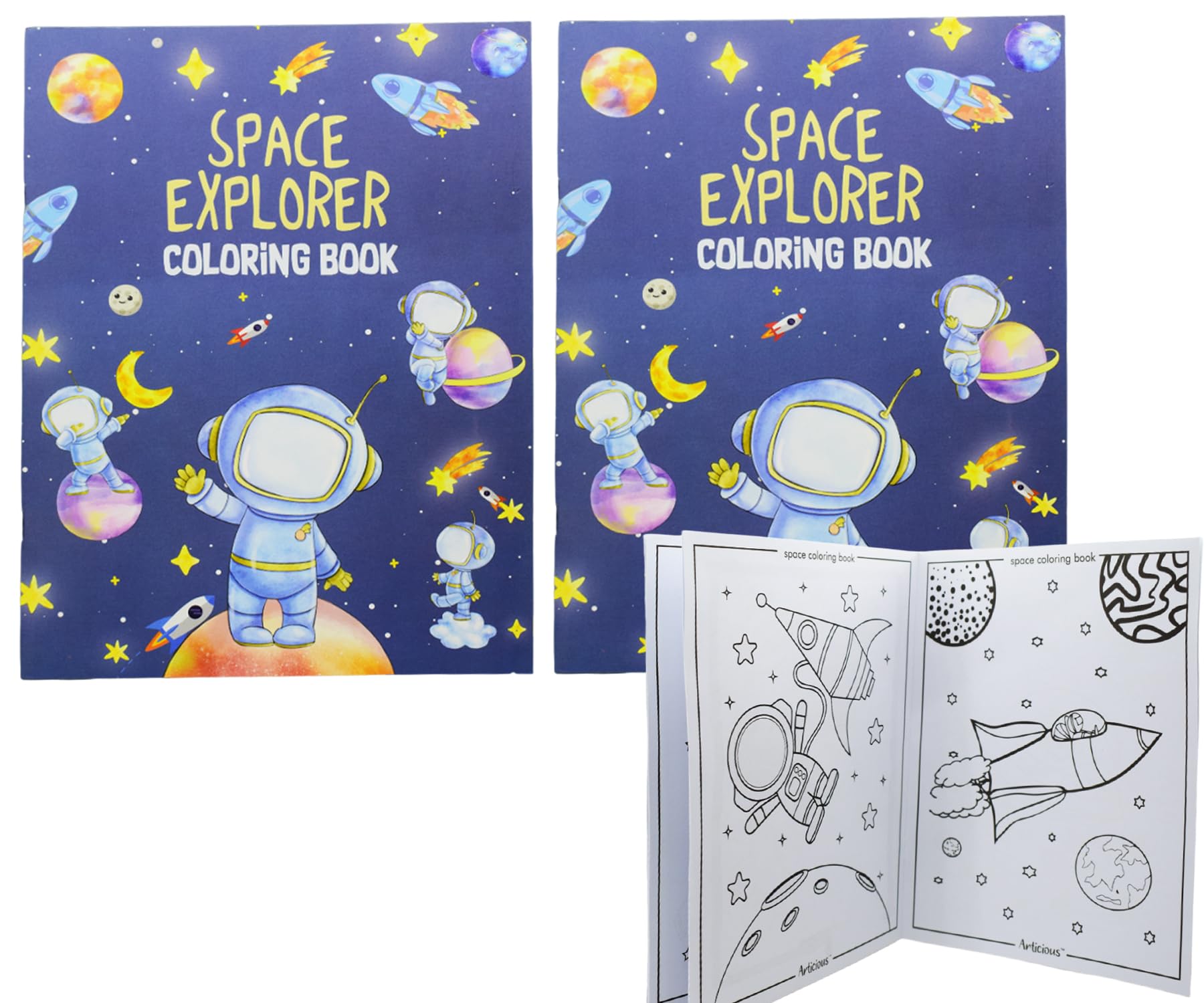 Asera Coloring Book for Kids ages 4-8 year old Party Favor Magical Coloring & Drawing Books for Girls Childrens Coloring Book (Space 2 Pcs) (B0C99PZT6F) Amazon Price History, Amazon Price Tracker