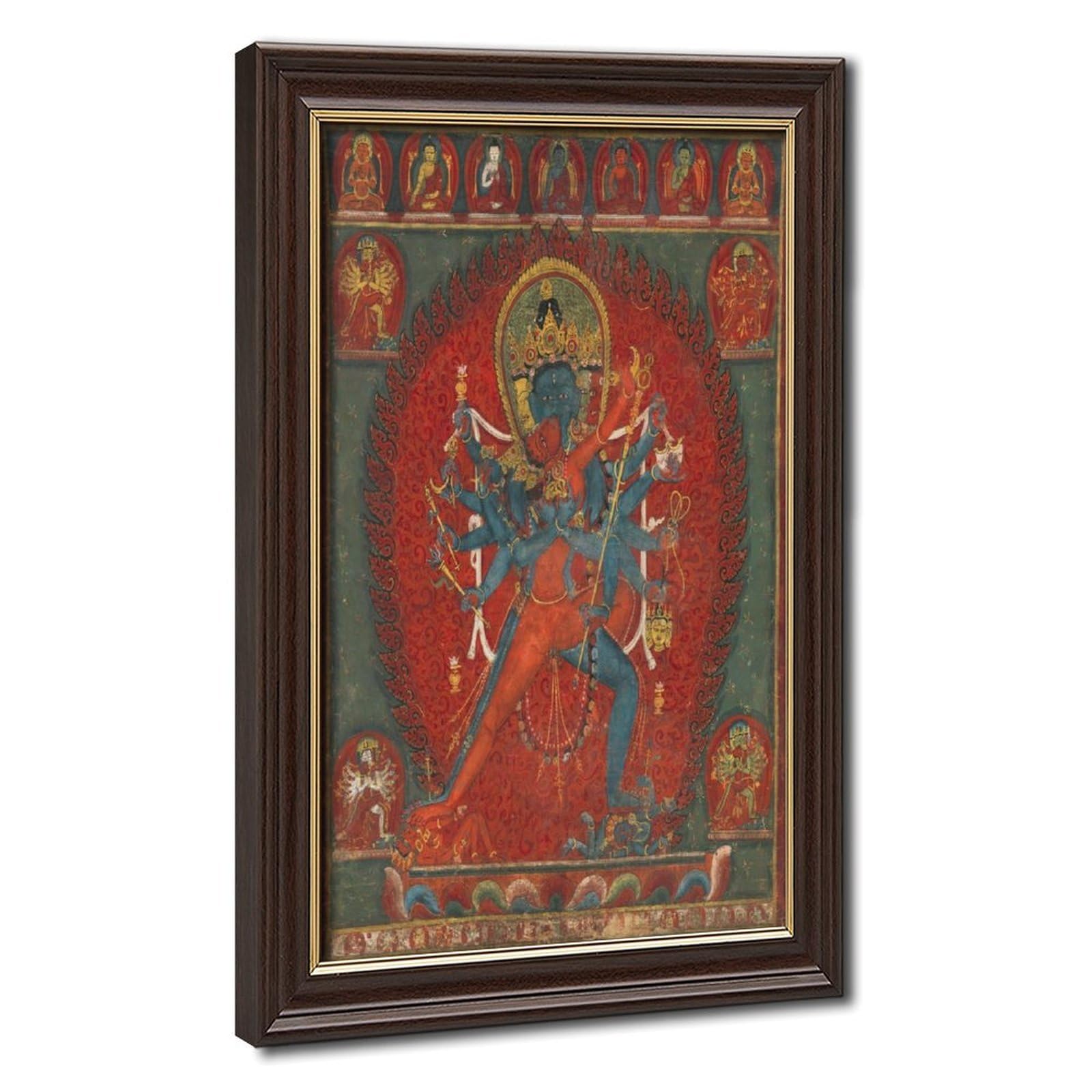 WCYB Tantric Buddhist Deities Chakrasamvara And Vajravarahi Tantra Tibetan Buddhism Prints Posters Canvas Deco Paintings Wall Art For Office Living Room Ha
