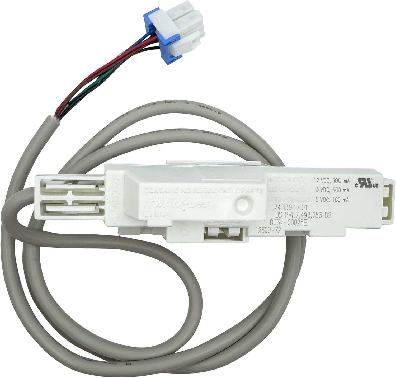 Upgrade DC34-00025E/DC34-00025A Washing Machine Door Lock Switch - Compatible with Samsung Washing Machines - Replacement DC34-00025C 4546106 AP6225255 PS12072637