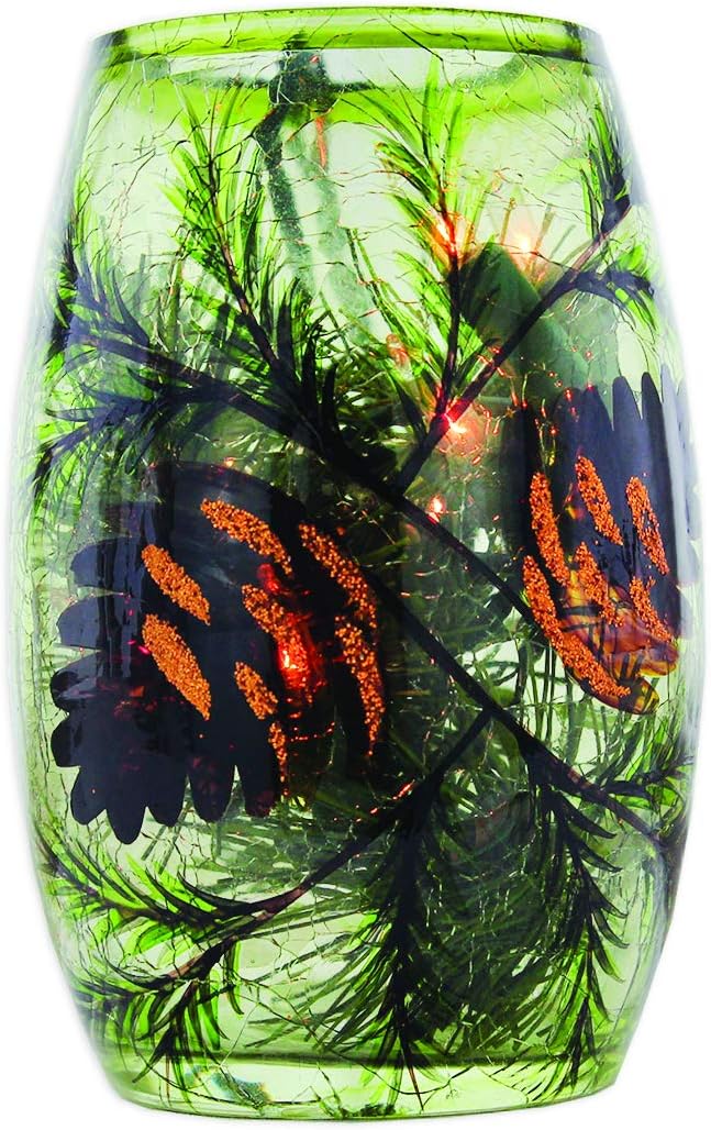 Stony Creek Whispering Pines Small Lit Vase