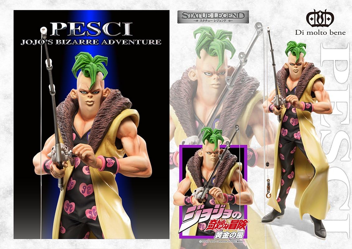 60% Off Discount (Di molto bene) Statue Legend JoJo's Bizarre Adventure Part V 48. PESCI (prototype and color are supervised by Hirohiko Araki) (FIGURE)