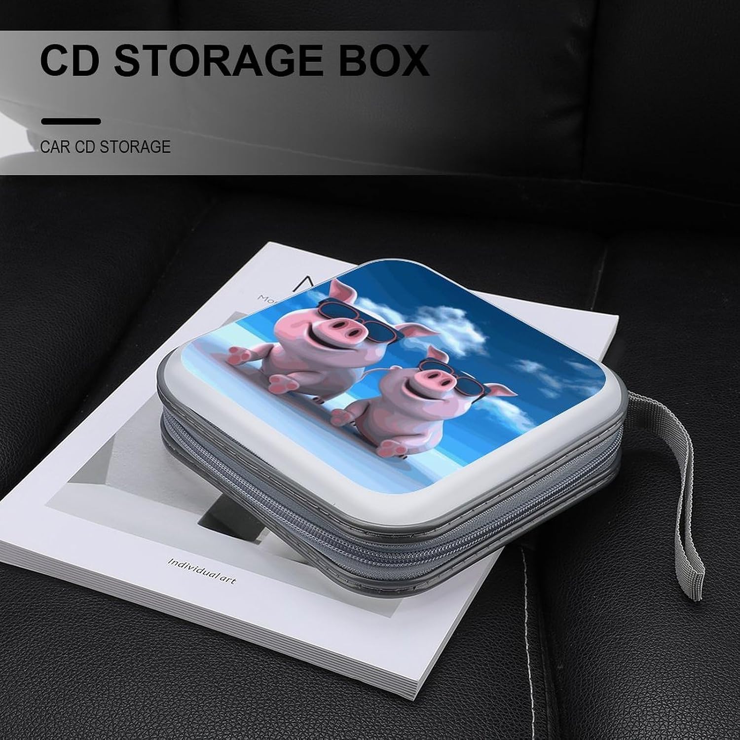 Funny 3D Piggies CD Case CD Storage Box DVD Sleeves