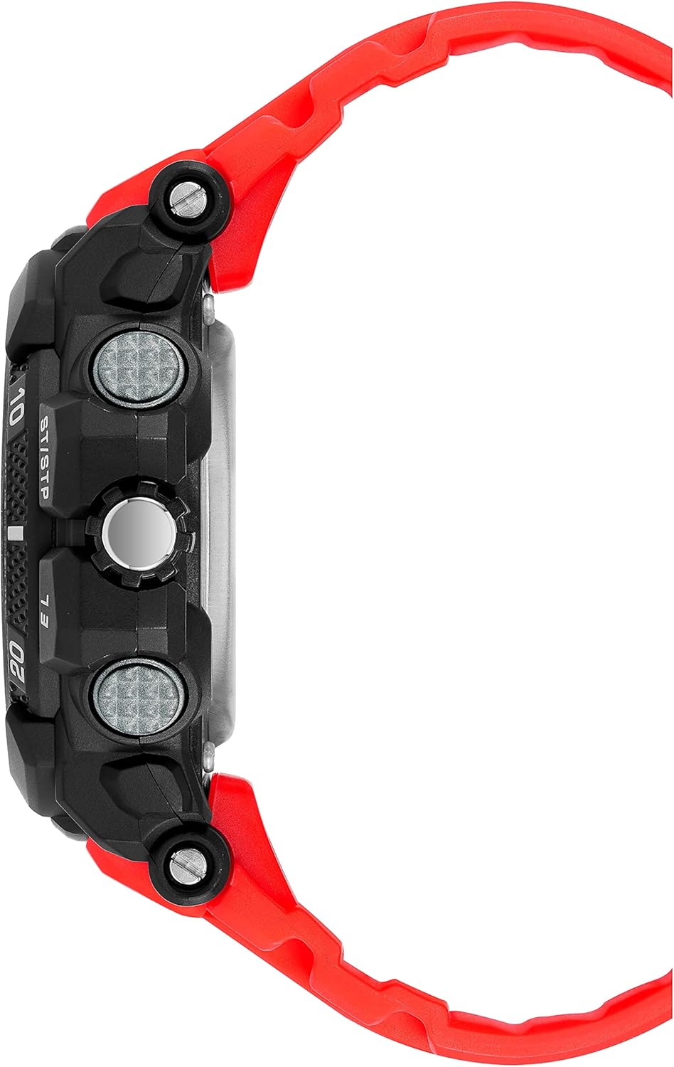 Side view of the Armitron Sport Analog-Digital Chronograph Watch showing the buttons.