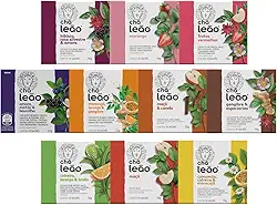 Combo Chá Leão Frutas e Flores - 10 Caixas com 100 Sachês