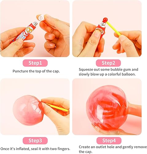 Miniatura 4 de BolianOvi 40 piezas de burbujas de plástico soplar burbujas de plástico grandes globos de burbujas para escuelas fiesta regalo de cumpleaños