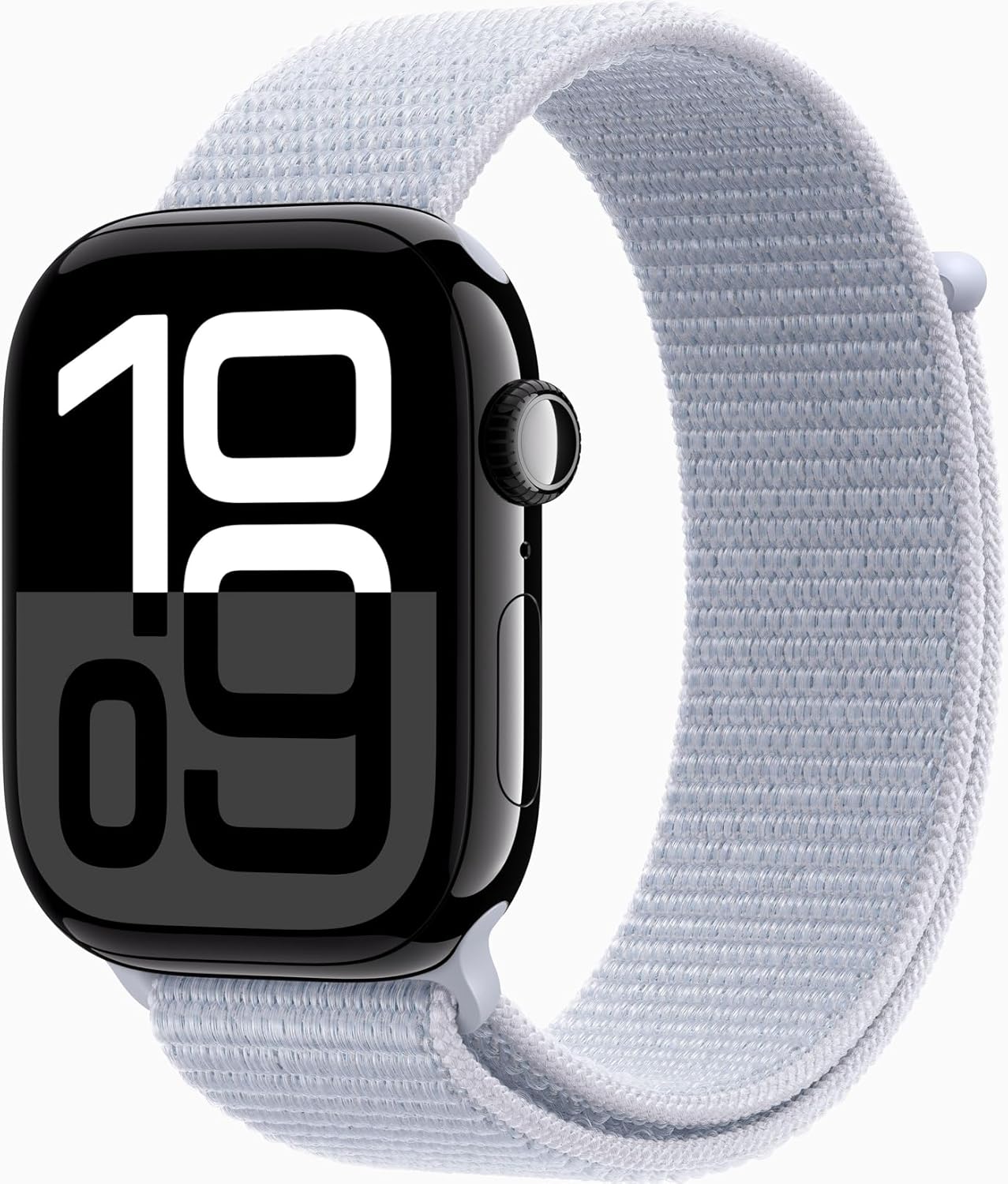 Apple Watch Series 10 [GPS, 42mm] - Rose Gold Aluminum Case with Plum Sport Loop (Renewed)