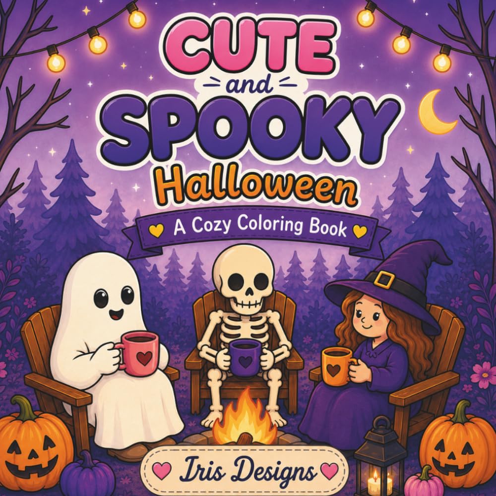 Cute and Spooky: Halloween (Cute and ... Coloring Books)
