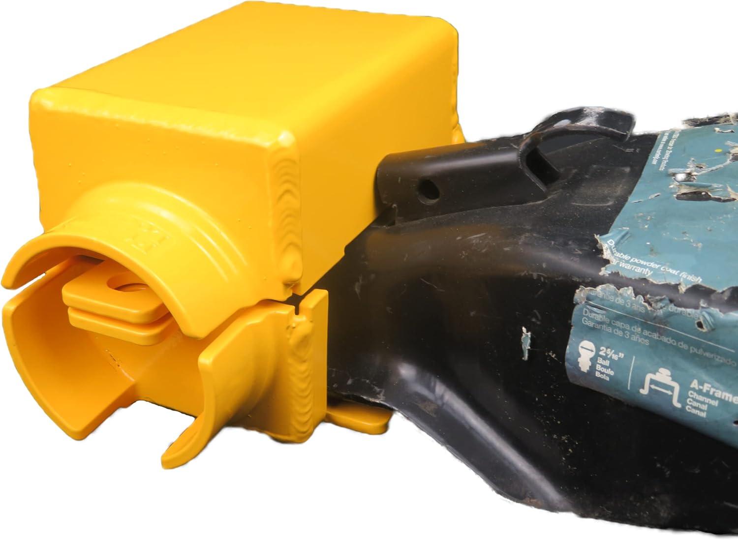 Ft. Knox Locks Curt Style Trailer Coupler Lock for Bumper Pull Trailers with Trimax Puck Lock - Bolt Cutter & Crowbar Proof, Made in USA