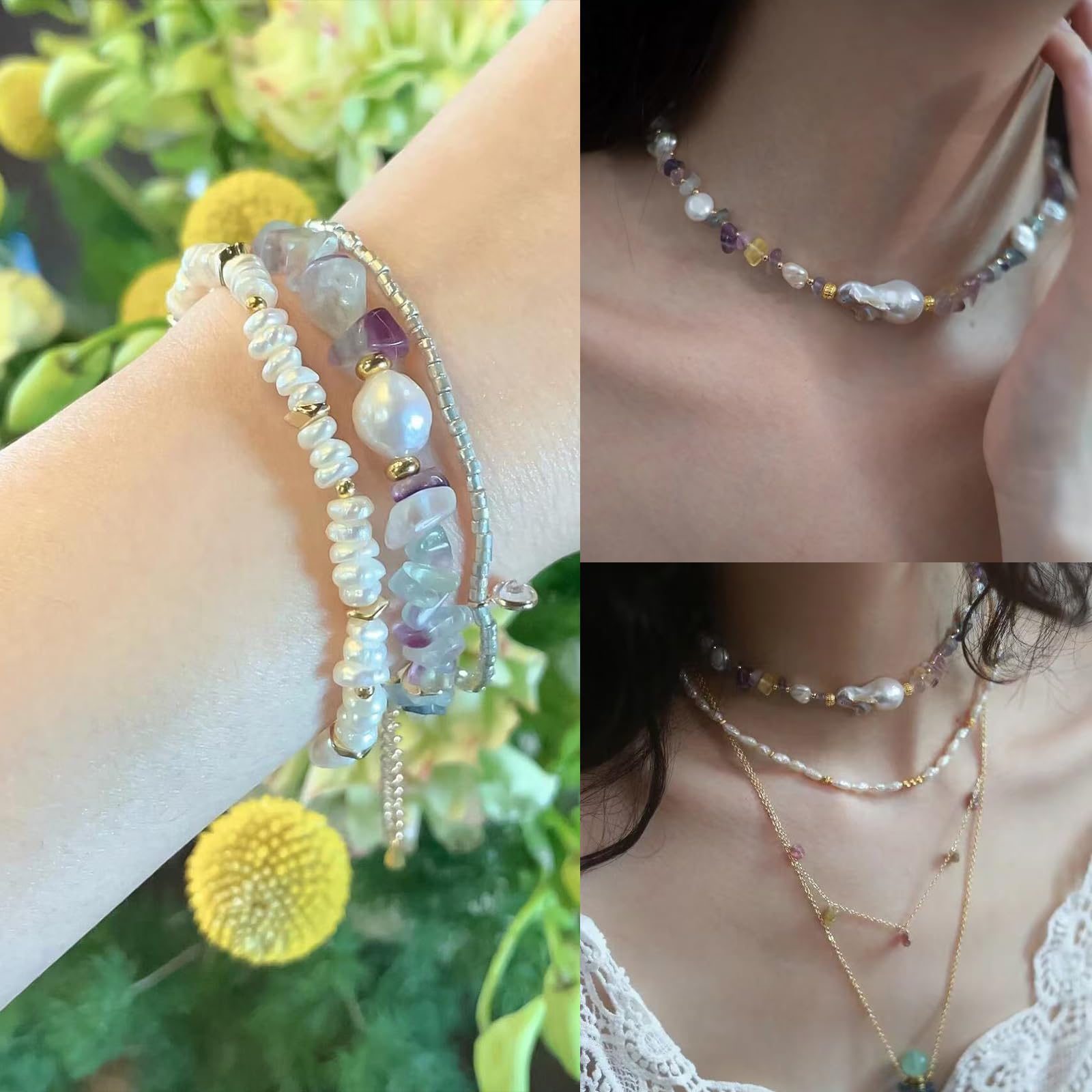 LAIDANLA Lot De 400 Perles En Aventurine Verte Naturelle De 5 à 8 Mm - Cristal De Guérison Irrégulier Percé - Perles En Vrac Pour Bracelets, Boucles D'oreilles, Colliers, Fabrication De Bijoux