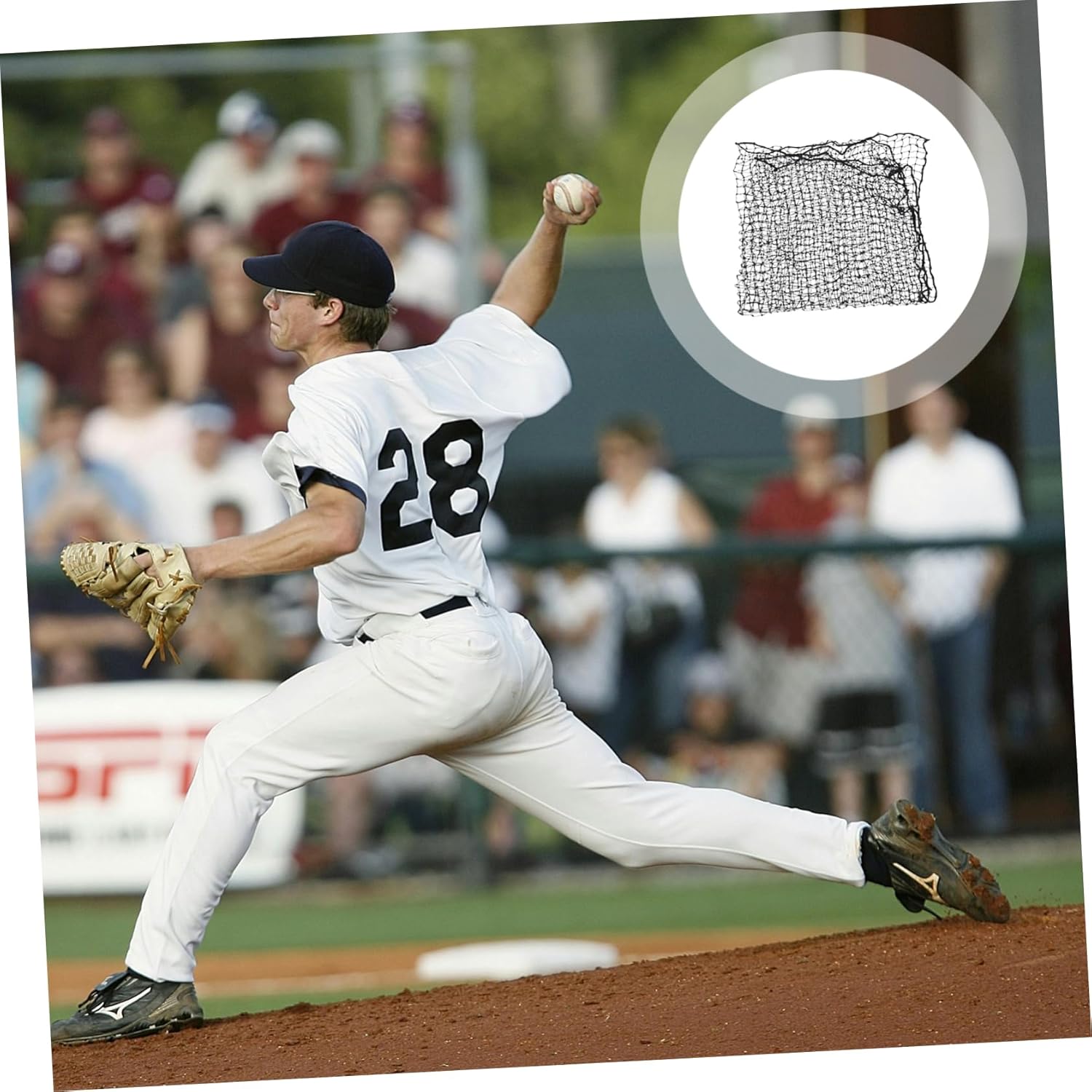 HANABASS Multi-use Softball Training Rebound Net for Enhanced Hitting Practice Portable Baseball Protective Netting for All Skill Levels for Outdoor and Indoor Use