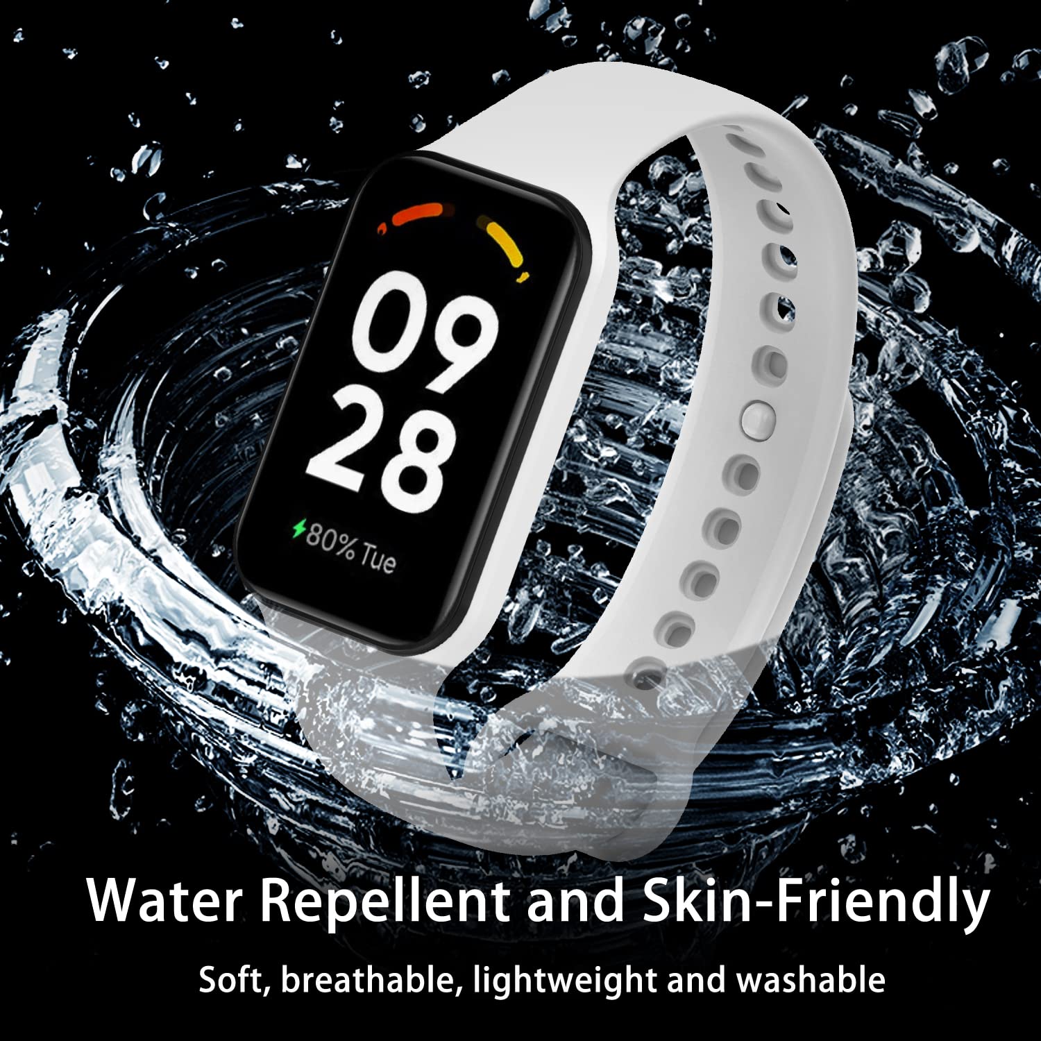 cinturino orologio in silicone xiaomi band 8 active bracelet - Italy
