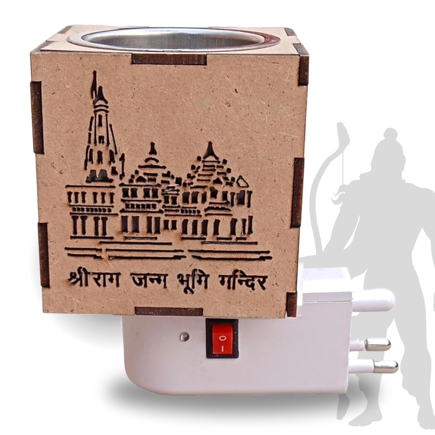 DRYPHON Aroma Diffuser for Home Fragrance | Kapoor Dani Electrical Camphor Diffuser for Home Decor | Electric Camphor Burner for Home Fragrance | Ram Mandir Kapoor Dani (Ram Mandir- Non Auto Cut) (B0D5WX2YN8) Amazon Price History, Amazon Price Tracker