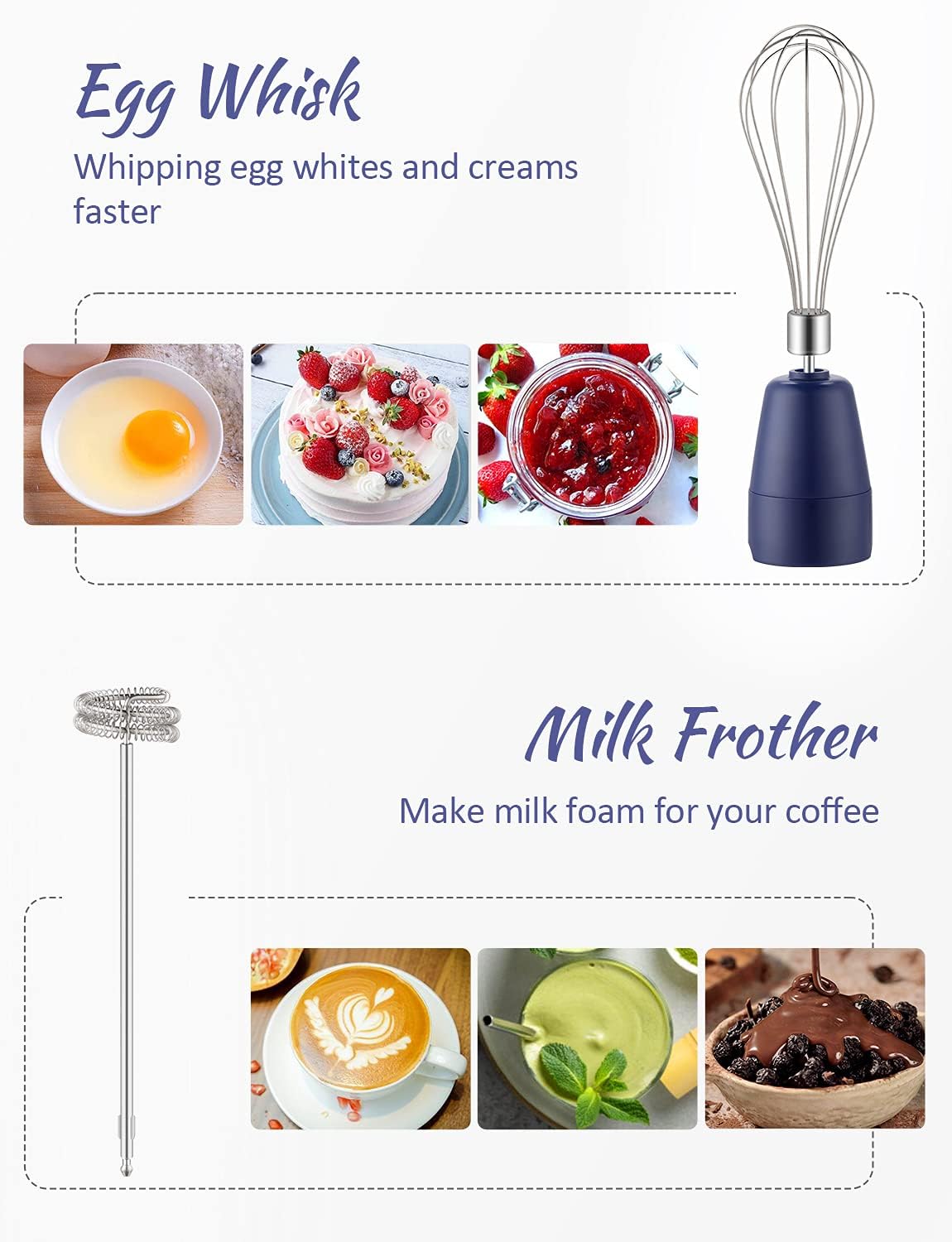 Whisking egg whites with the whisk attachment