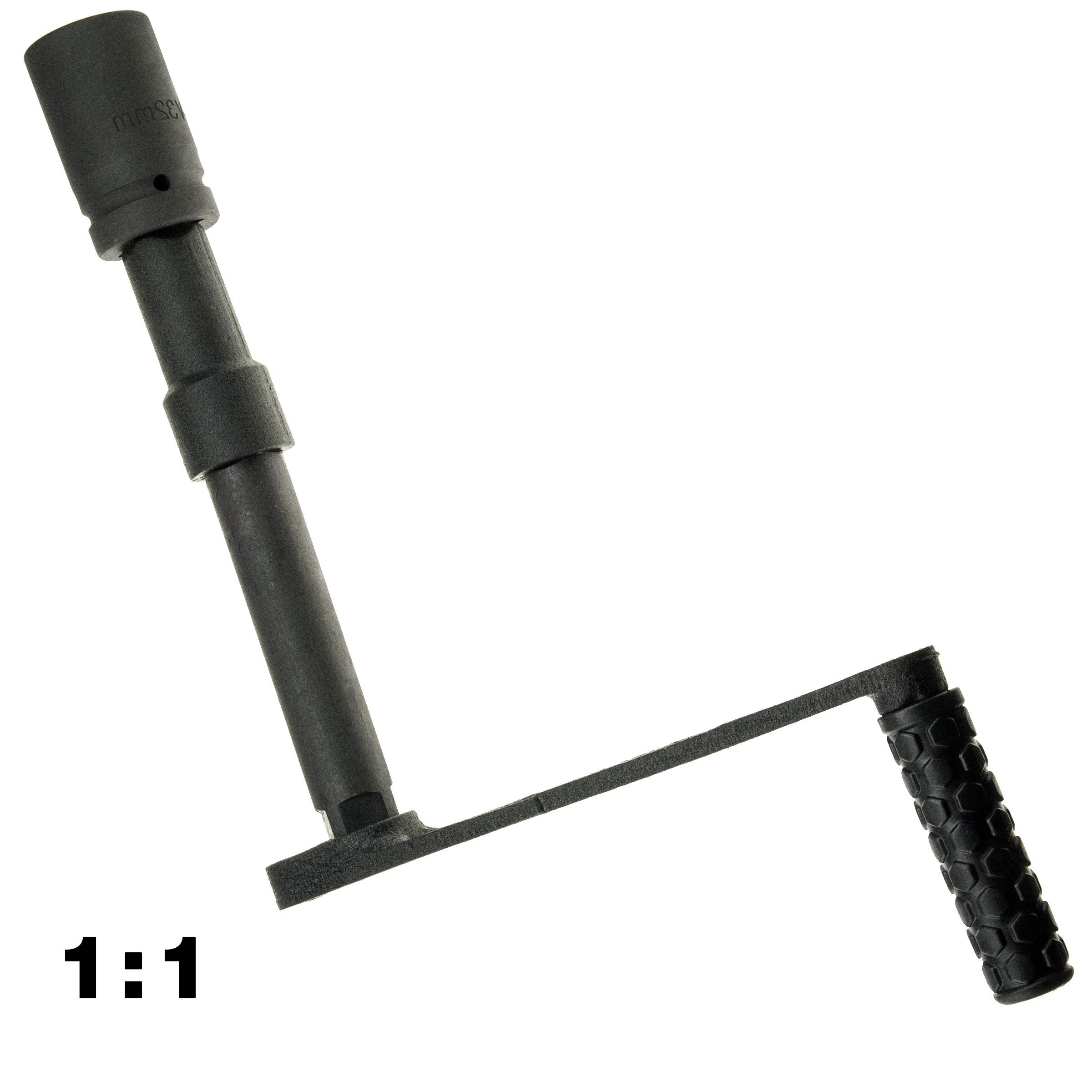 Stix Automotive Equipment STT-3S 1:58/1:4,2/1:1 7000Nm Moltiplicatore di Forza Rapporto 3 impostazioni di velocità, piede regolabile