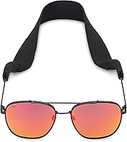 Vista 2 de Pilotfish Sujetador de neopreno para anteojos de sol, correa para lentes - Premium, ligero, tamaño perfecto para hombres y mujeres