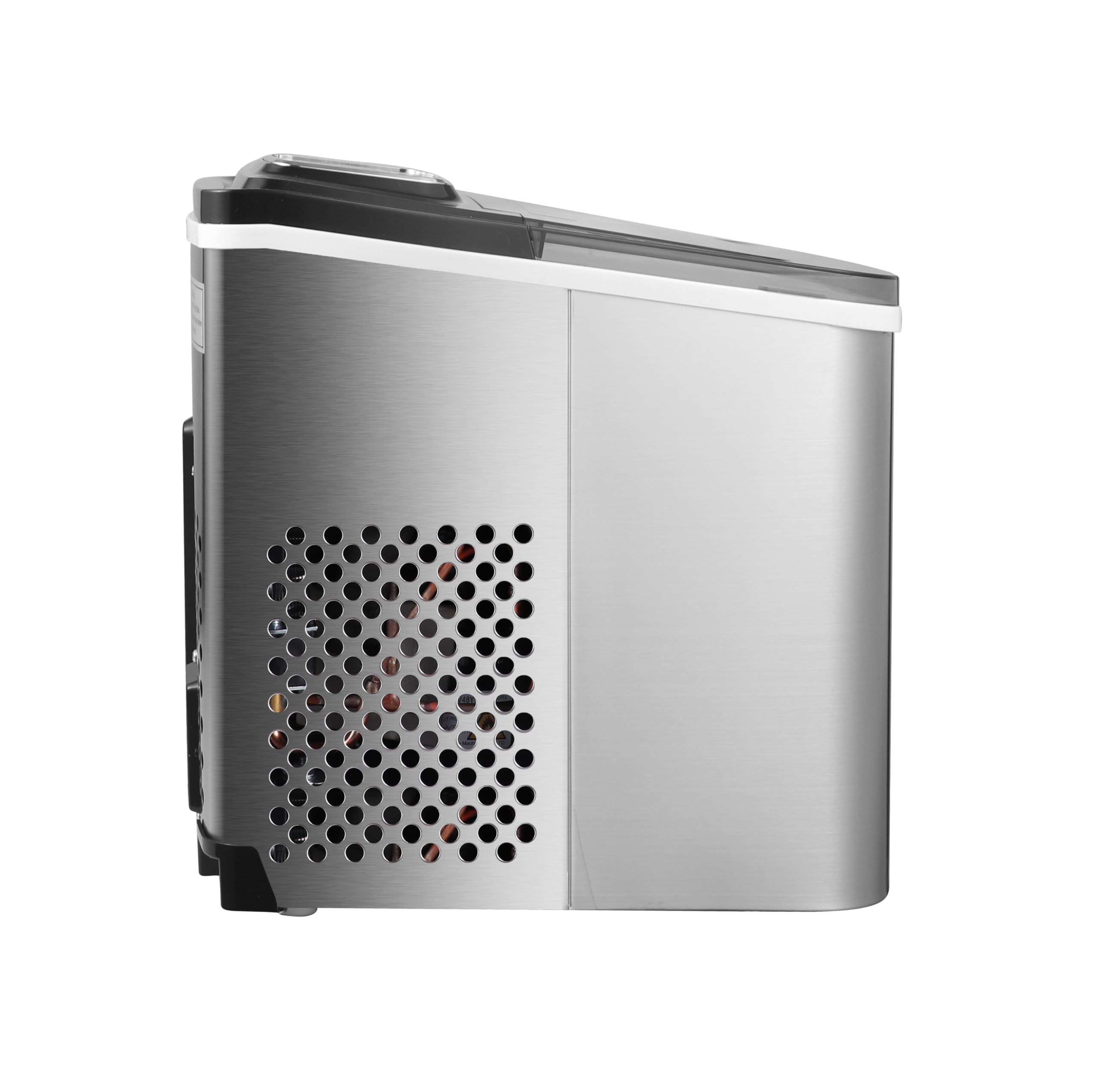 Panana Smart Countertop Ice Makers,Automatic Clean,Portable Ice Maker 9 Cubes Ready in 7-10min,26lbs/24H,for Home Kitchen Party Camping,Silver on Fridge.com