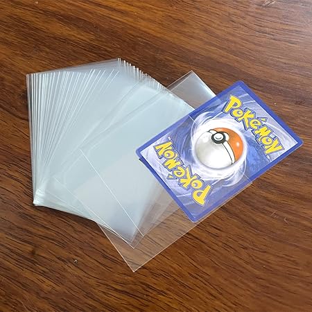 100Pcs Standard Card Sleeves,66 x 91mm Clear Deck Protectors Card ...