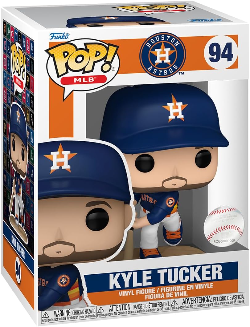 Funko POP! MLB: Astros – Kyle Tucker - Collectable Vinyl Figure - Gift Idea - Official Merchandise - for Kids & Adults - Sports Fans - Model Figure for Collectors and Display