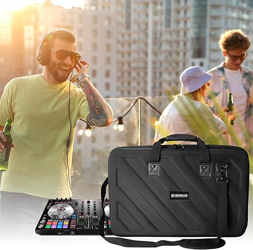 Miniatura 7 de LVKAYCE Funda rígida compatible con Pioneer DJ Controller DDJ-SRSR2REV1Denon MC4000Numark NVIIMixtrack Pro3Hercules Inpulse 500NV Platinum Bolsa de