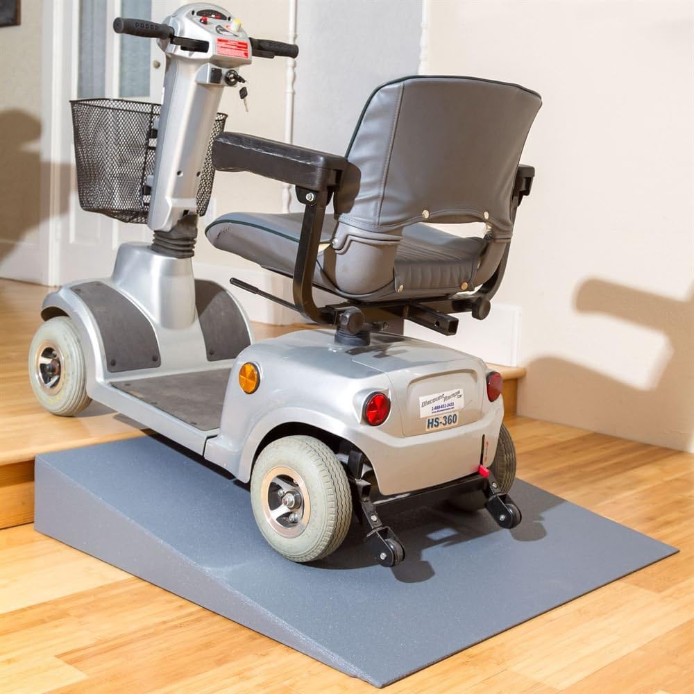 Best Seller VersaRamp 6 High Lightweight Foam Threshold Ramp for Wheelchairs, Mobility Scooters, and Power Chairs by Silver Spring Flash Deals - 40% OFF VersaRamp 6 High Lightweight Foam Threshold Ramp for Wheelchairs, Mobility Scooters, and Power Chairs by Silver Spring