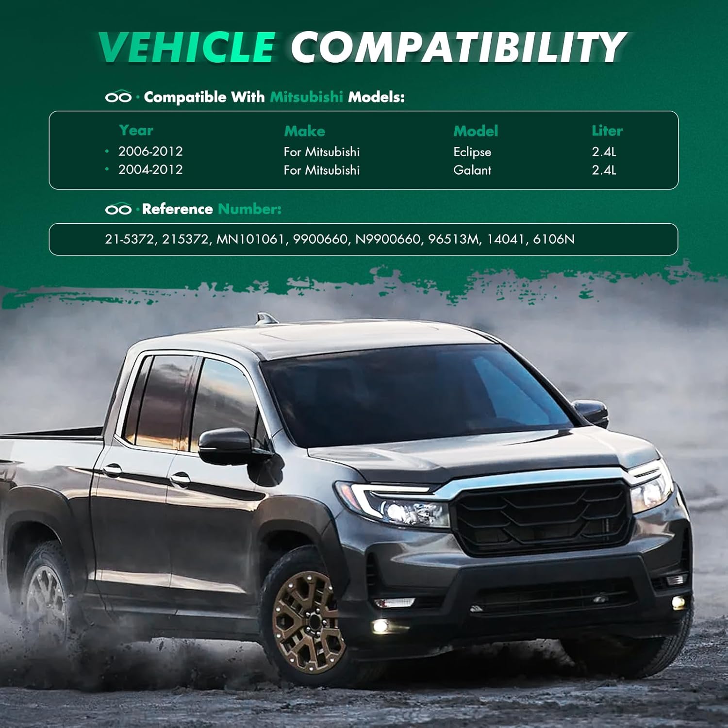 SCITOO Power Steering Pump For Mitsubishi Eclipse 2006-2012,For Galant 2004-2012 Power Assist Pump N9900660, MN101061