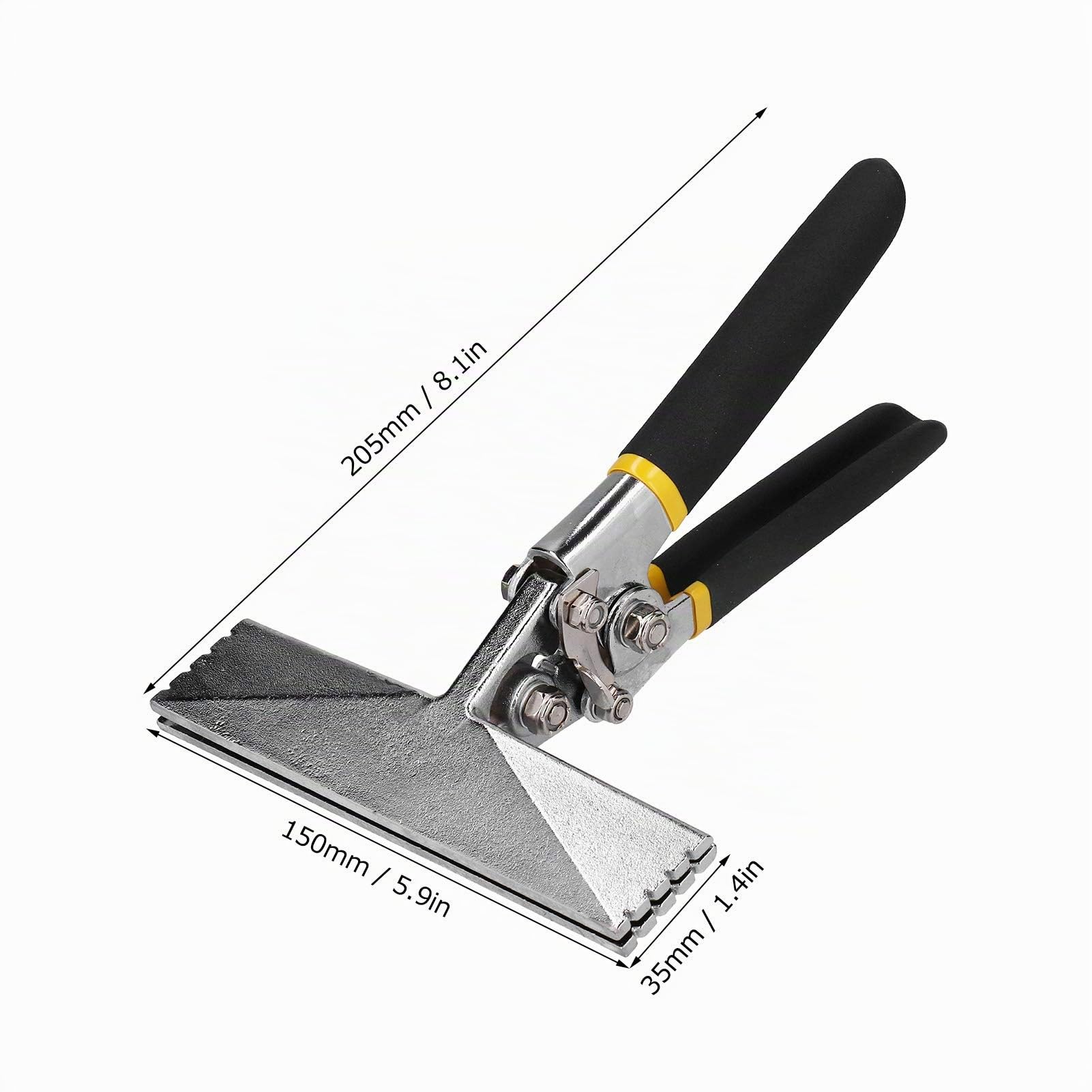 Outils de Tôlerie, Sertisseuses à Main, Outils de Tôlerie, Cintreuse de Tôle, Pince à Sertir à la Main, Outil de Pliage Droit Multifonctionnel, Ancienne Cintreuse pour Toiture,