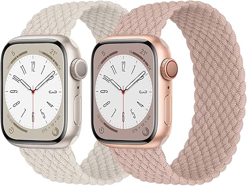 Solace - Correa trenzada Solo Loop para Apple Watch de 1.61 pulgadas, 1.57 pulgadas, 1.49 pulgadas, 1.73 pulgadas, 1.77 pulgadas, 1.65 pulgadas,