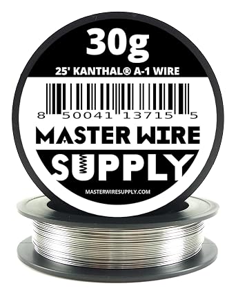 Kanthal A1-25 - 30 Gauge Wire - 25ft - 0.25mm - 0.010in - Master Wire Supply