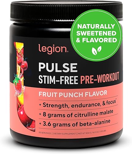 Vista 8 de LEGION Pulse Suplemento preentrenamiento – Bebida natural de óxido nítrico para aumentar la energía, sin creatina, endulzada naturalmente