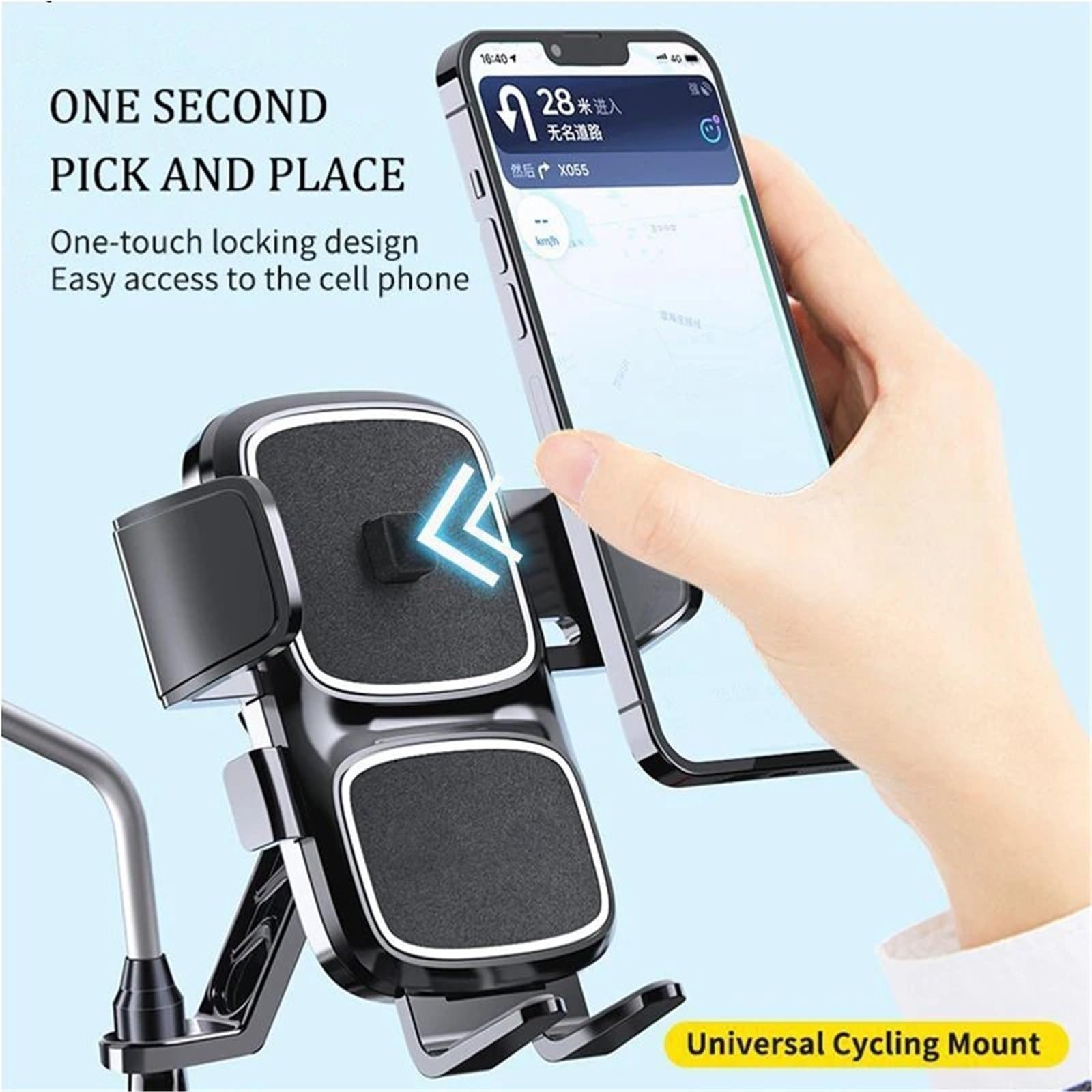 Support Guidon Antidérapant Moto pour Y&amaha TMAX 530, TMAX 500 TMAX 560.
