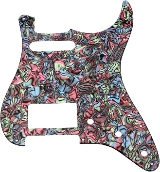 ZUZU Guitar Plate Pick Guard PVC Plastic Celluloid Single Humbucker HS Pickguard for ST Electric Guitar