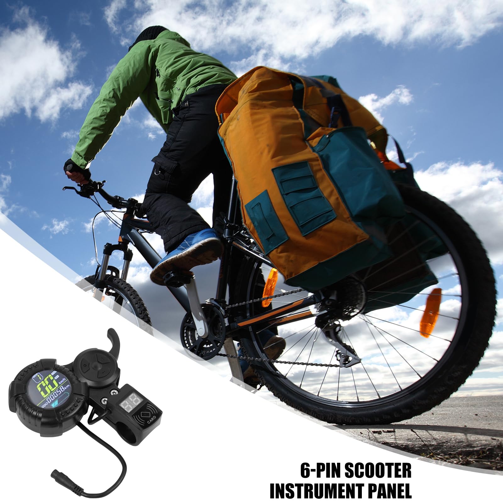 jiingekk Real Time Data Display Electric Scooters Instrument Universals Display Dashboards For Speed And Battery