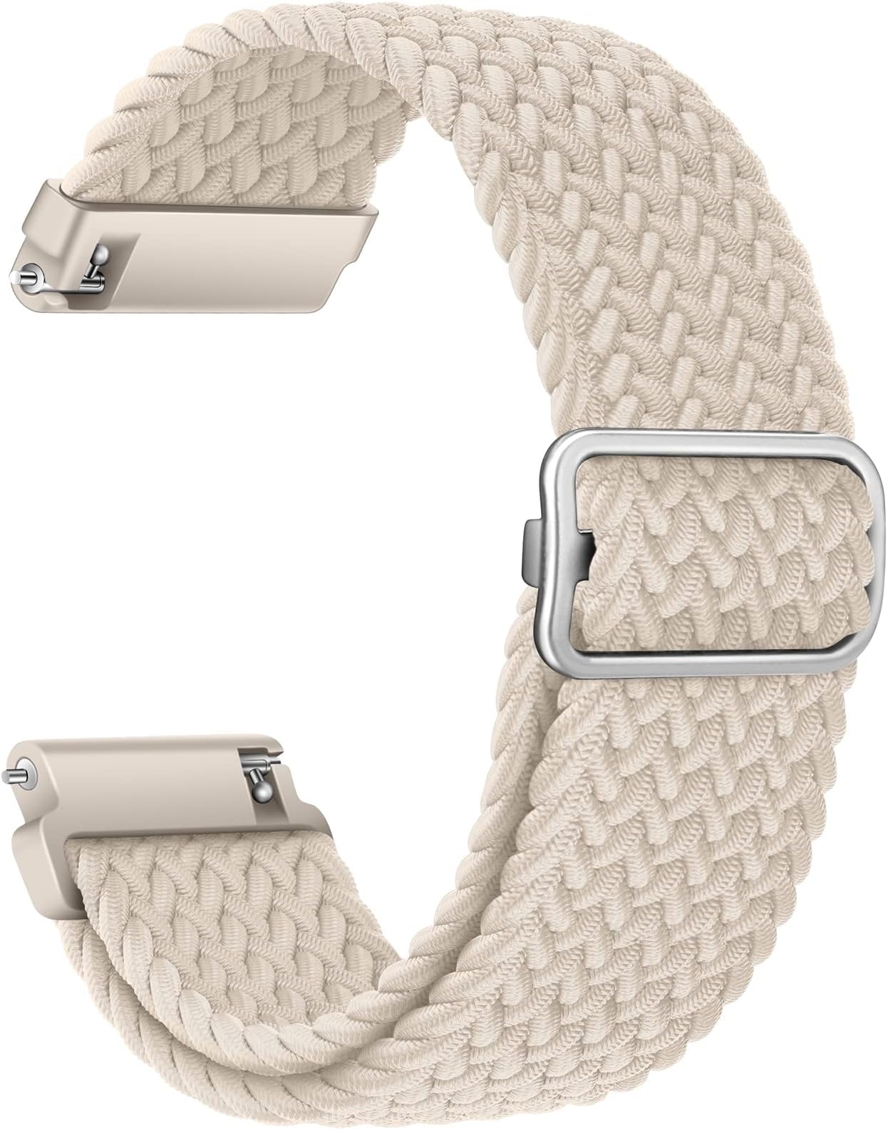 AidorMax20 mm 22 mm Nylon Braided Strap, Elastic Replacement Strap with Quick Release Compatible with Smartwatches and Watches, Adjustable Watch Strap for Men and Women
